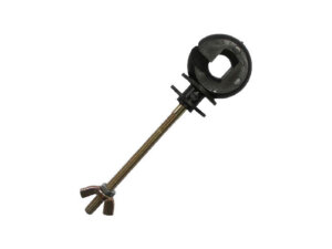 Ringisolator mit 80-mm-Stütze M6, 25 Stück