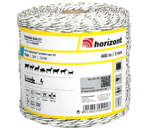 Draht TURBOMAX Braided Rope D3, 400 m