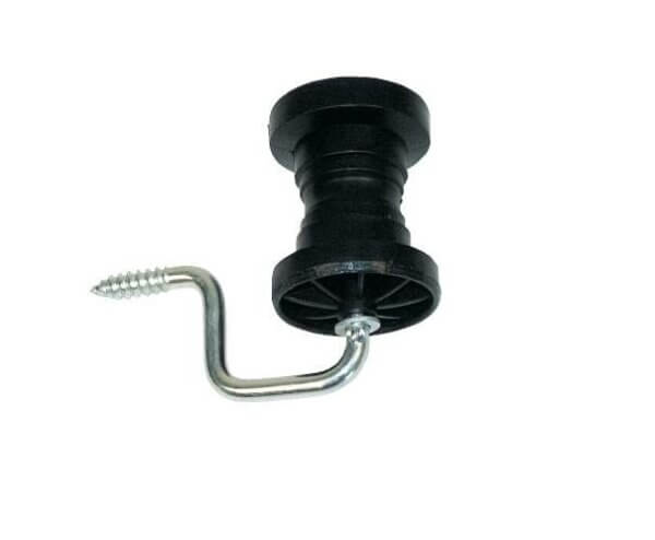 Eckrollen-Isolator für Band, mit Holzschraube, 4 Stück