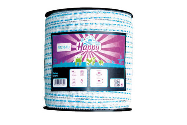 Band Happy TLD T20 weiß/türkis