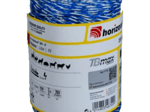 Weidezaunlitze hotshock W9-R blau/weiß, 200 m, 9 Leiter Ø 0,30 mm