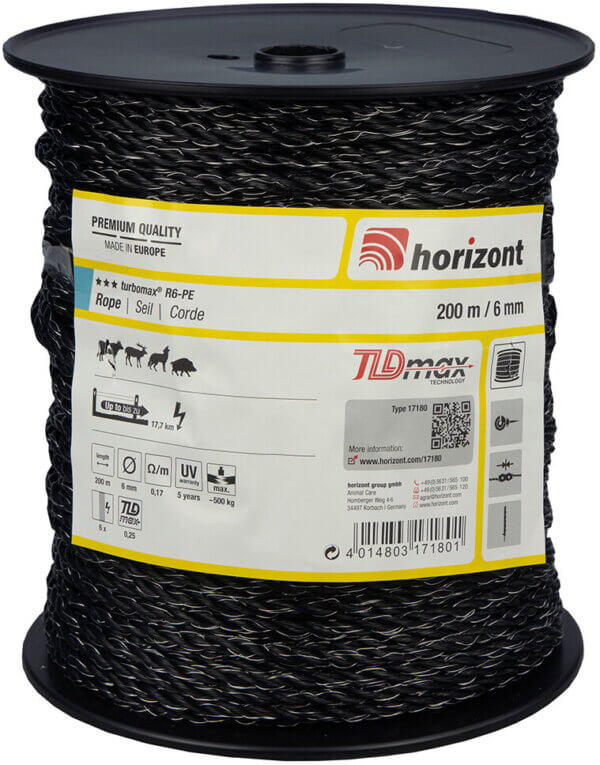 Seil TURBOMAX TLDmax R6-PE braun