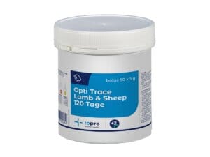 Topro Opti Trace Lamb & Sheep Bolus 120 Tage – Bolus für Schafe und Ziegen mit kontinuierlicher Freisetzung von Spurenelementen (Kobalt, Jod, Selen, Mangan, Zink) für optimales Wachstum und Widerstandsfähigkeit.
