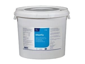 Topro DiarFix – Ergänzungsfuttermittel zur Unterstützung der Darmgesundheit bei Kälbern und Lämmern. Enthält Elektrolyte, Energie, Vitamine, Pufferstoffe, Leinsamen, Hefezellwände, Oregano und Probiotika zur Stabilisierung der Verdauung bei Durchfallrisiko