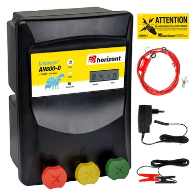 12 V / 230 V WiFi-Weidezaungerät turbomax AN800-D
