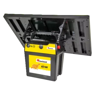 12 V Solar-Weidezaungerät mit Akku ranger AS180