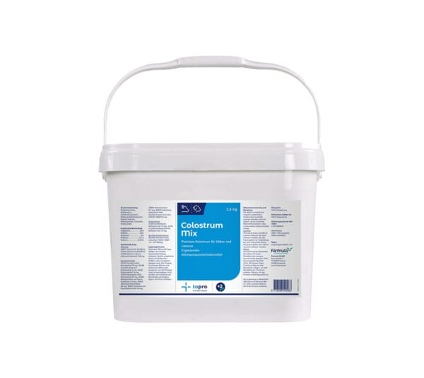 Topro Colostrum Mix – hochwertiger Kolostrumersatz für Kälber und Lämmer, reich an Antikörpern, Eiweiß und Fett, für einen gesunden Start nach der Geburt.