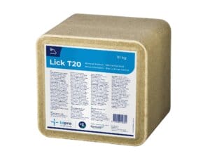 Topro Lick T20 – Mineralsteine für Rinder mit Zink, Jod, Mangan, Kobalt und Selen zur Förderung der Gesundheit, Futteraufnahme und Milchproduktion.