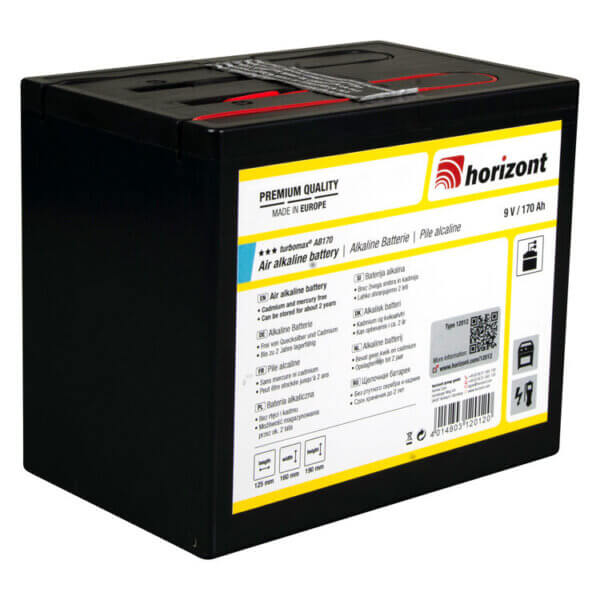 9 V Alkaline-Batterie, turbomax AB170 (9 V / 170 Ah)