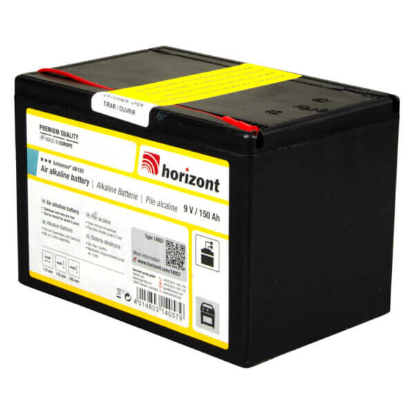 9 V Alkaline-Batterie, turbomax AB150 (9 V / 150 Ah)