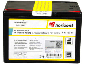 9 V Alkaline-Batterie, turbomax AB150 (9 V / 150 Ah)