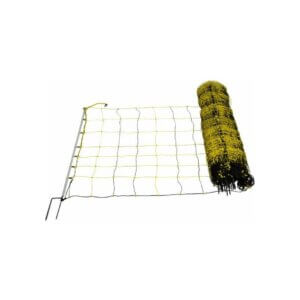 Vertikal-Netz, 90 cm hoch, 50 m lang, Doppelspitze, elektrifizierbar