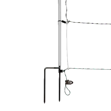 Schafnetz turbomax high energy braided plus earth mit Erdungsleiter, 120 cm hoch, 50 m lang, Doppelspitze, elektrifizierbar