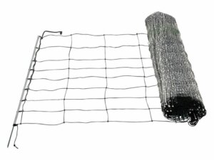 Schafnetz turbomax extra, 90 cm hoch, 50 m lang, Einzelspitze, elektrifizierbar