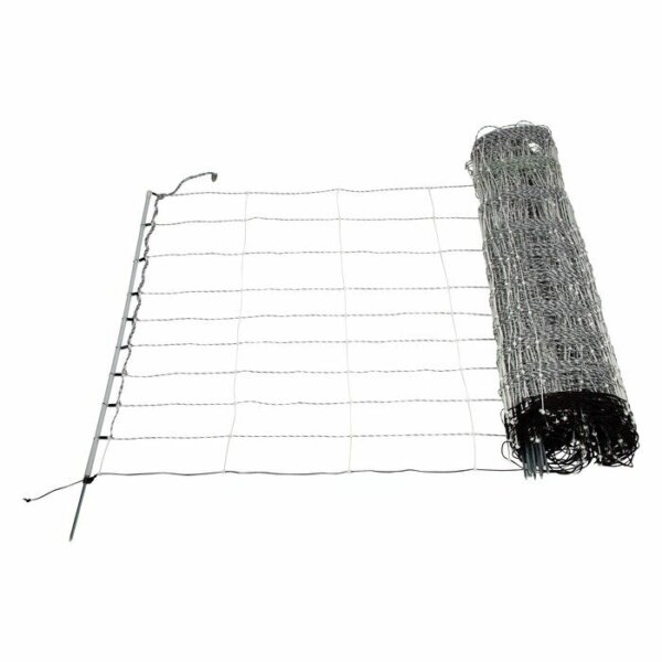 Schafnetz turbomax extra, 105 cm hoch, 50 m lang, Einzelspitze, elektrifizierbar