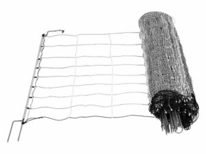 Schafnetz turbomax extra, 90 cm hoch, 50 m lang, Doppelspitze, elektrifizierbar