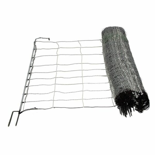 Schafnetz turbomax extra, 105 cm hoch, 50 m lang, Doppelspitze, elektrifizierbar