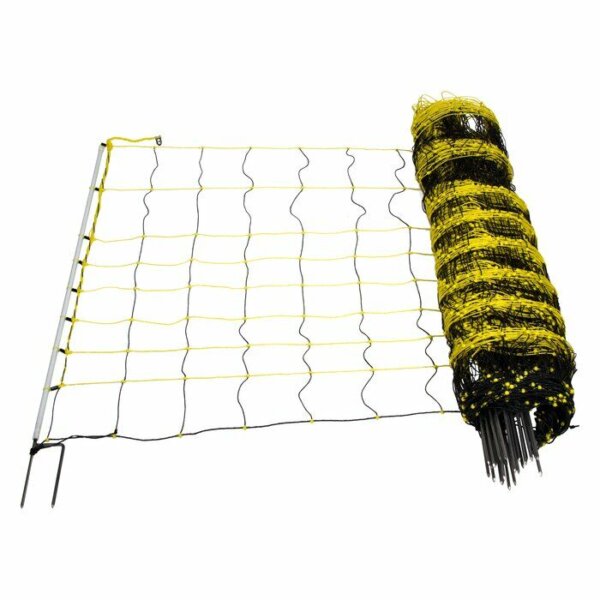Schafnetz horinetz, 105 cm hoch, 50 m lang, Doppelspitze, elektrifizierbar