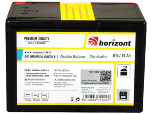 9 V Alkaline-Batterie, turbomax AB75 (9 V / 75 Ah)