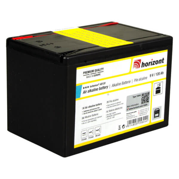 9 V Alkaline-Batterie turbomax AB120 (9 V / 120 Ah)