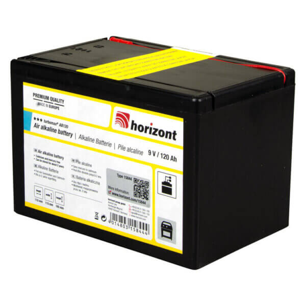 9 V Alkaline-Batterie turbomax AB120 (9 V / 120 Ah)
