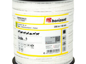 Weidezaunband farmer T40-W, 200 m, 40 mm, 8 Leiter