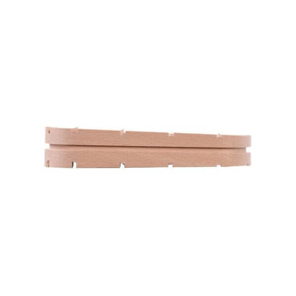 Klauenblock Buche schräg (11,2 cm x 2,1-1,4 cm)