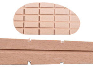 Klauenblock Buche schräg (11,2 cm x 2,1-1,4 cm)