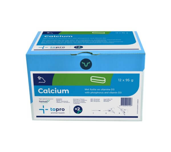 Topro Calcium Bolus – Mineraldiätfuttermittel für Kühe rund um das Kalben, mit Calcium, Phosphor und Vitamin D3 zur Vorbeugung von Milchfieber.