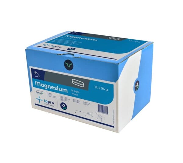 Topro Magnesium Bolus für Rinder ab 250 kg – Mineralisches Diätfuttermittel zur Verringerung des Risikos von Tetanie (Weidetetanie) durch Magnesiummangel, wirkt 1 Monat lang.