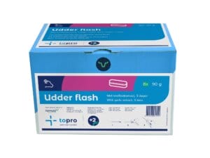 Topro Udder Flash Bolus – Ergänzungsfuttermittel mit natürlichen Pflanzenextrakten aus Knoblauch zur Unterstützung der Gesundheit von Milchkühen und Reduzierung der Zellzahl, mit einer Wirkungsdauer von 3 Tagen.