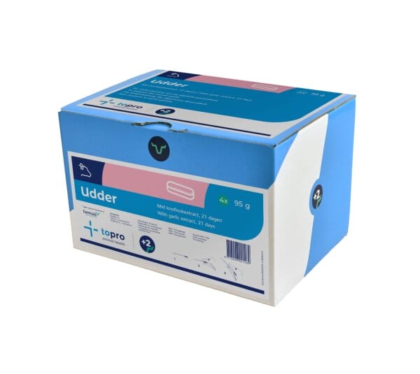 Topro Udder Bolus für Rinder – Ergänzungsfuttermittel mit natürlichen Pflanzenextrakten aus Knoblauch zur Unterstützung der allgemeinen Gesundheit.