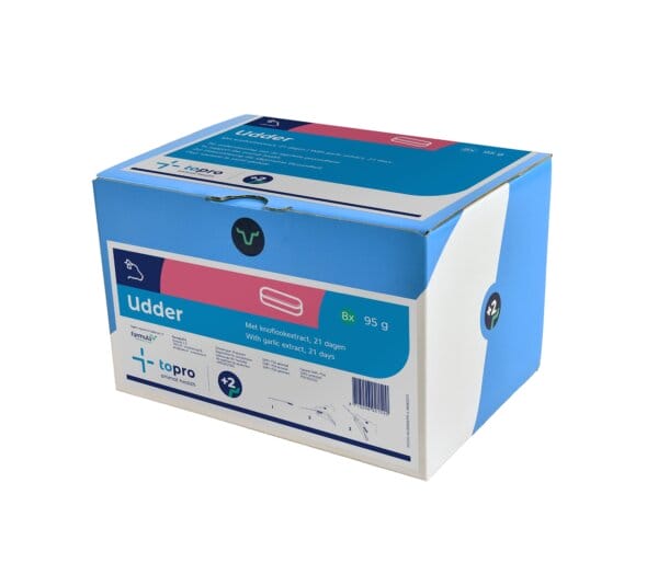 Topro Udder Bolus für Rinder – Ergänzungsfuttermittel mit natürlichen Pflanzenextrakten aus Knoblauch zur Unterstützung der allgemeinen Gesundheit.