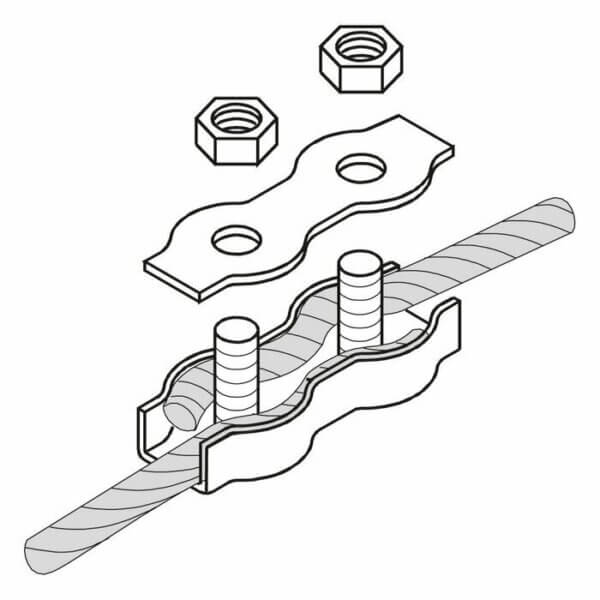 Weidezaunlitzenverbinder, 10 x, 1-4 mm