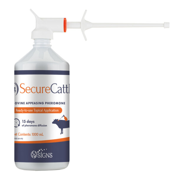 SecureCattle Pour-on 1 Liter mit Dosierpistole Secure