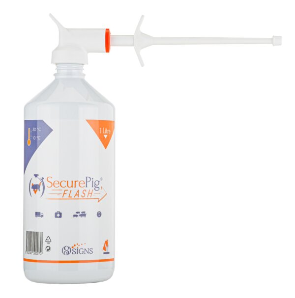 SecurePig Flash Pour-on 1 Liter mit Dosierpistole Secure