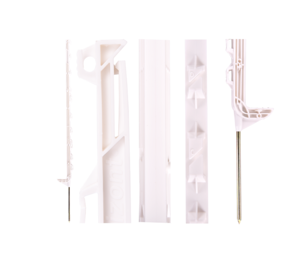 Zaunpfahl turbomax smart weiß 78 cm, 5 Stück