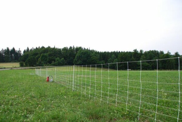 Schafnetz turbomax extra, 90 cm hoch, 50 m lang, Doppelspitze, elektrifizierbar